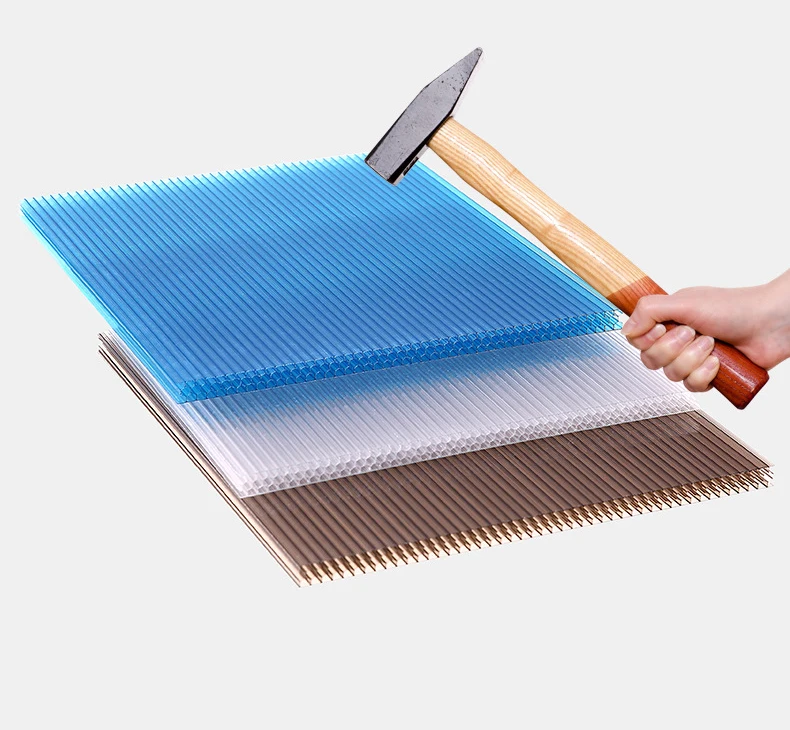 polycarbonate panels supplier 8mm Greenhouse Building Materials Plastic Pc Sheets Clear Polycarbonate Hollow Sheet