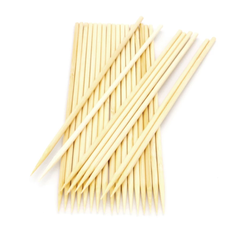 Wholesale barbecue bamboo and wooden bbq skewer