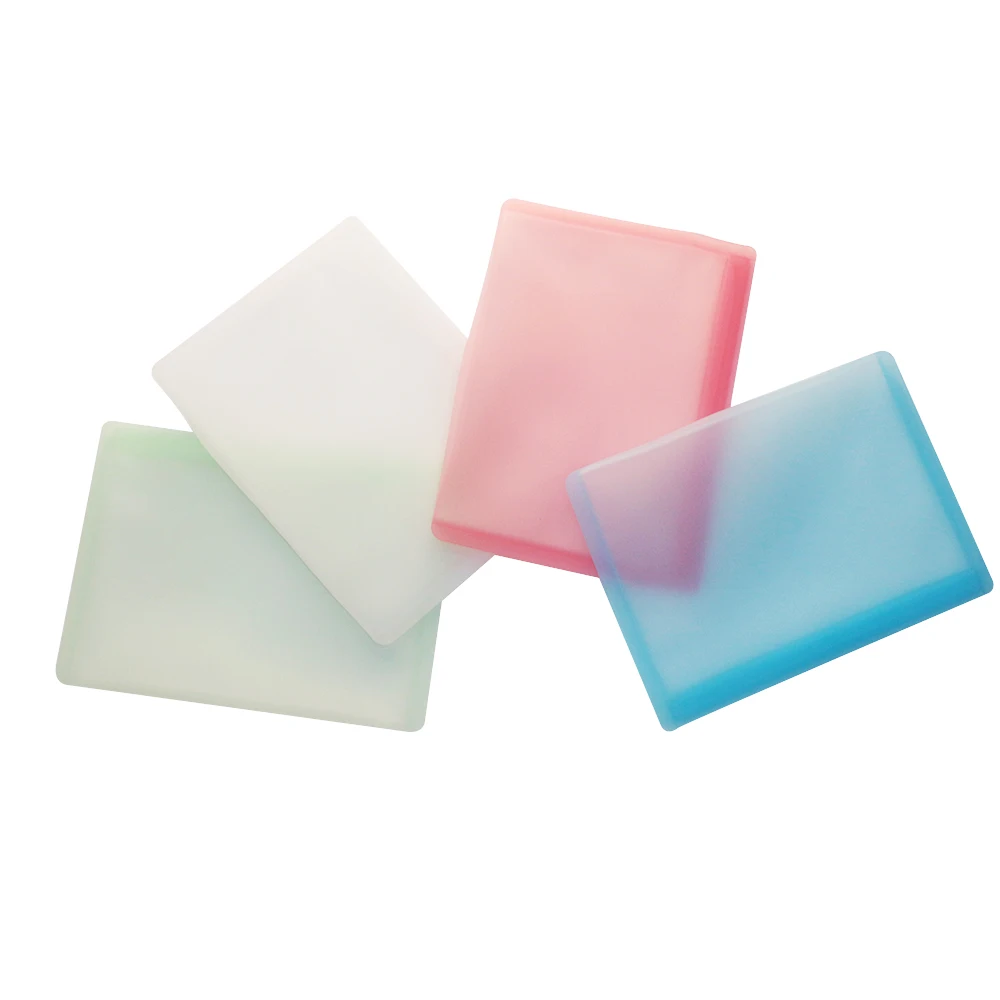 100% Food-grade High Quality Reusable Zipper Custom Logo Sealer Silicone Food Bag