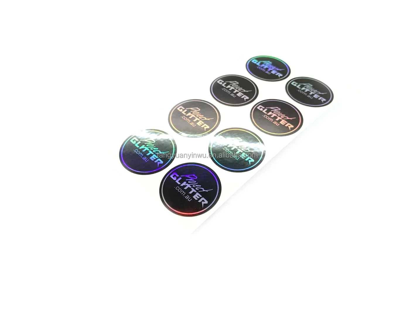 Serial number QR code Security 3d Holographic Logo Label Custom Laser Hologram Sticker
