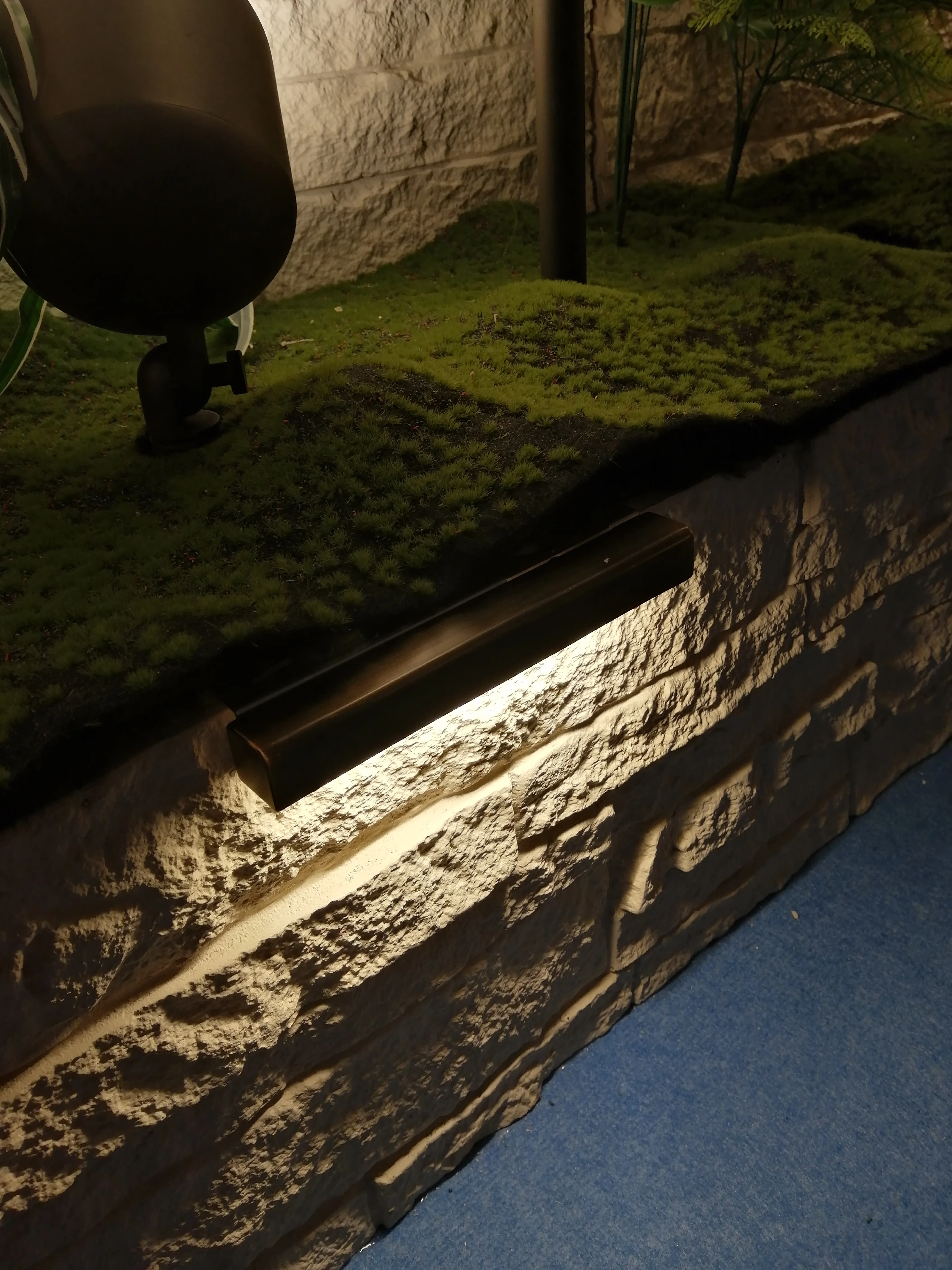LT2701E 3W 300lm Die-cast brass IP65 Hot Sale led replaceable Al Hardscape Landscape lights for Retaining Wall