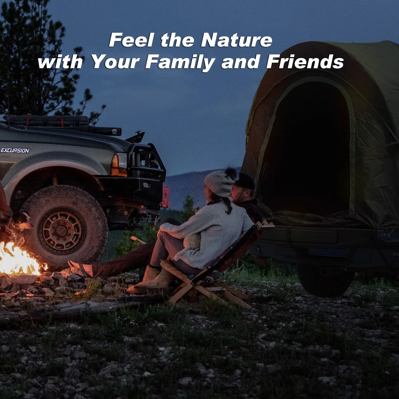 Green Pickup tent roof tent marqueet tenda waterproof carpas car rear awning camping supplies folding custom foldable