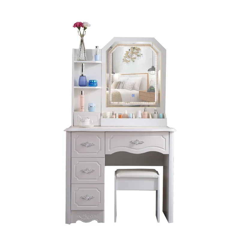 
living room led makeup and vanity table dressing table with led mirror 
