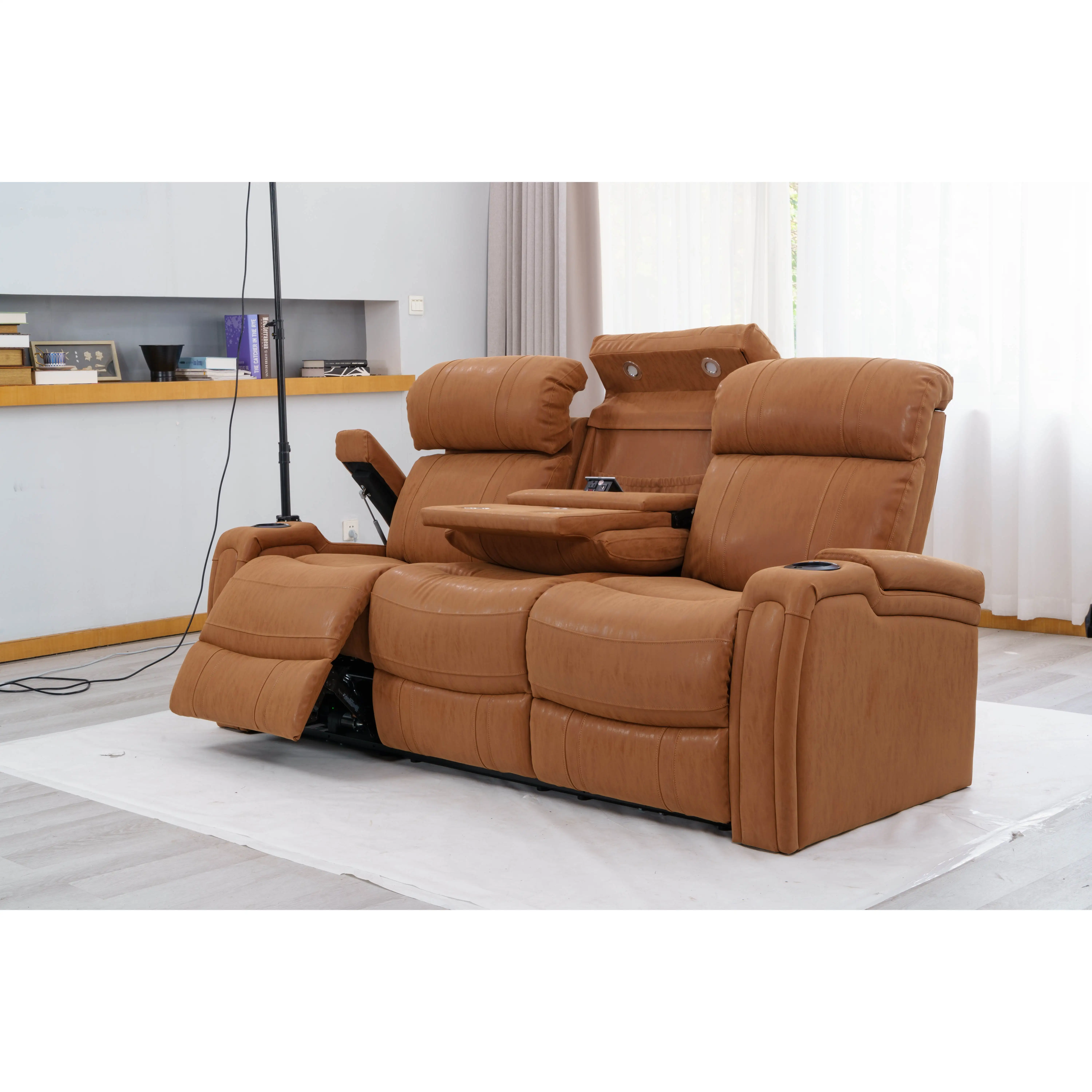 Wholesale Furniture Design 2 Seater Cinema Recliner Recliner Chair Home Theater,Home Cinema Sofa 5 Seat