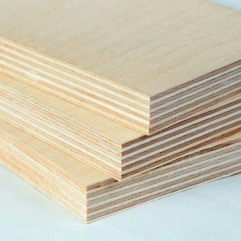 Thin sheets 1/8 size 3mm 4mm 5mm 6mm factory laser cut basswood plywood eucalyptus plywood