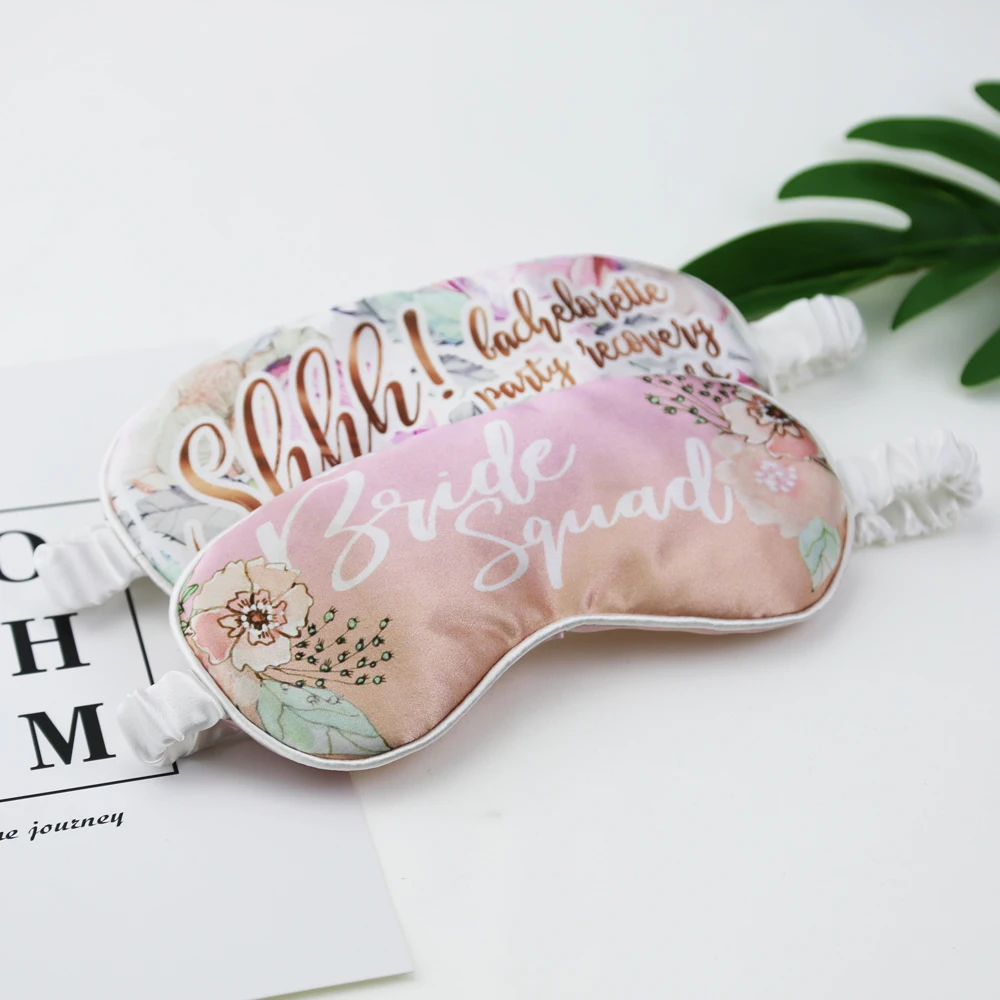 100% Real Natural Pure Silk Eye Masks with Adjustable Strap for Sleeping Blocks Light Reduces Puffy Eyes