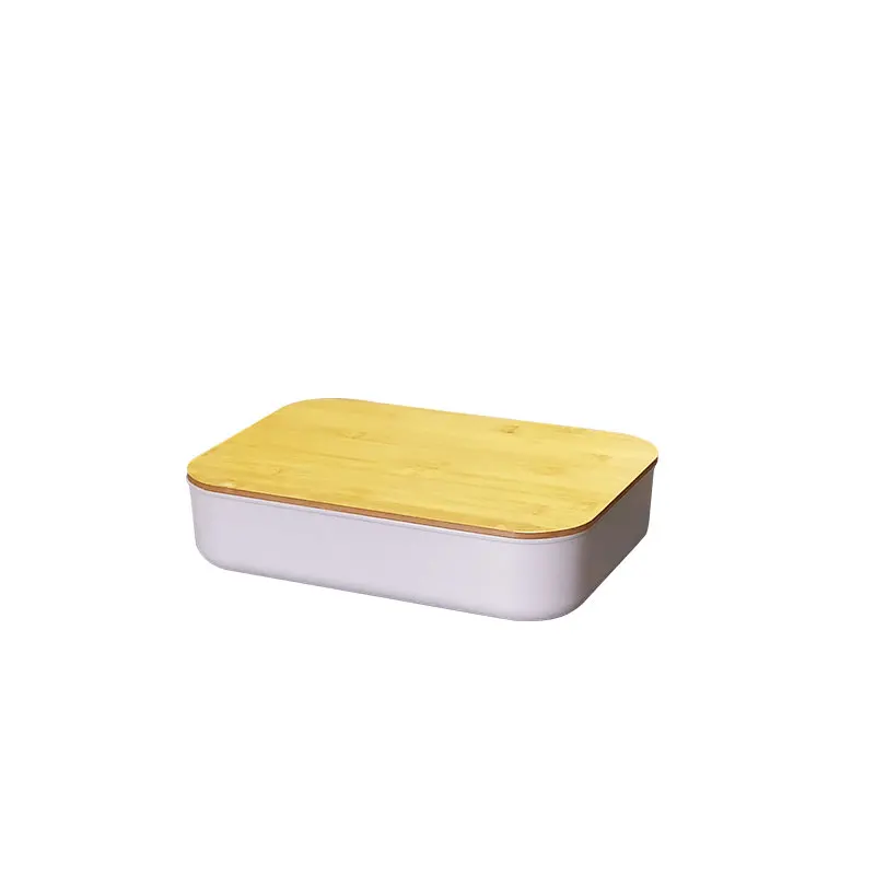 Hot Selling Multi Function Plastic Storage Box with Clear Lid Or Bamboo Cover