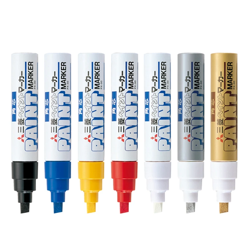 Uni Colour Broad (4-8.5mm) PX-30 Oil Paint Marker Pen Metal Glass Wood Plastic Stone Uni-Paint PX-30 Oil-Based Paint Marker