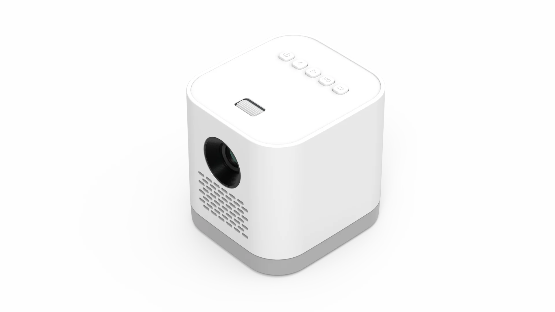 LCOS China Chip projector small size 720P physical resolution tabletop projector wireless with built-in battery for outdoor use
