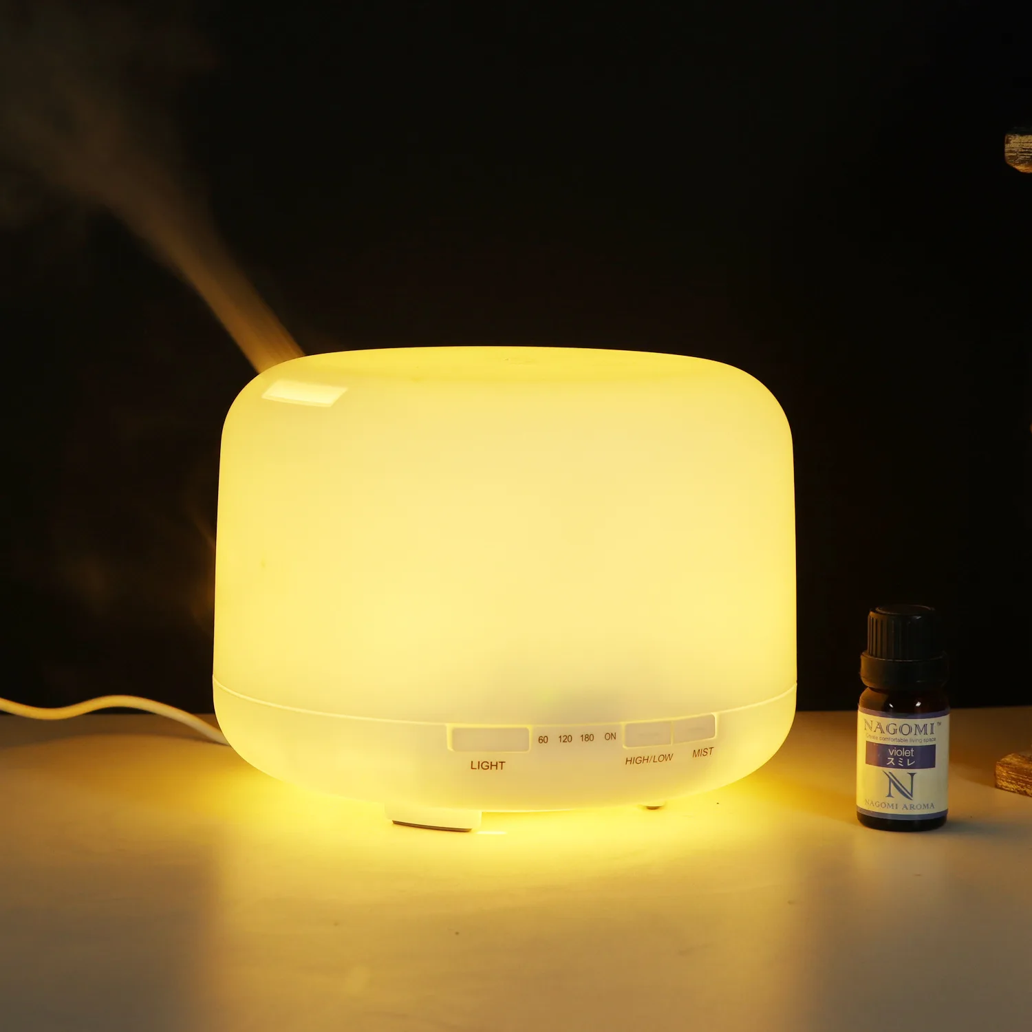 Doterra Reed Set Car Scent Diffuser Machine The New Listing Smart Small Oil Glass Household Ultrasonic Aromatherapy Machine 12W