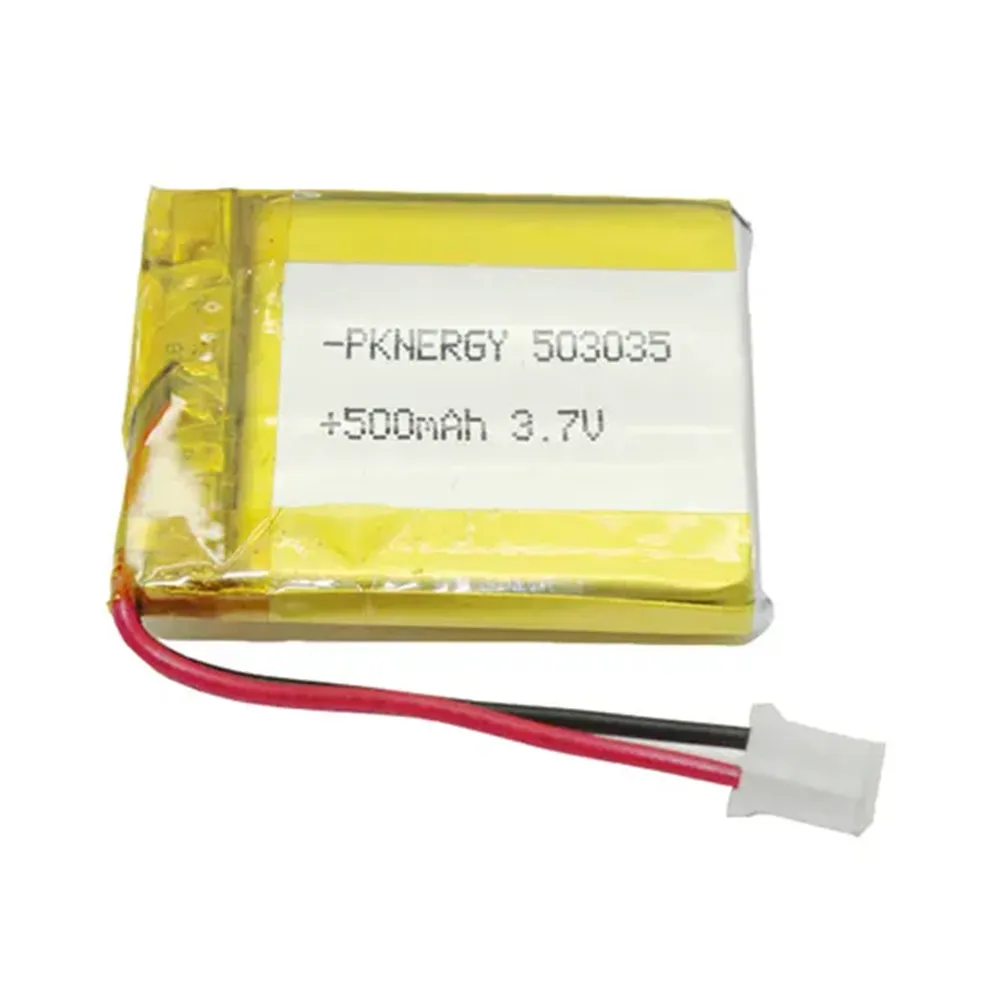 factory price lithium polymer battery 3.7v 503035 500mAh with CB UN38.3 certification