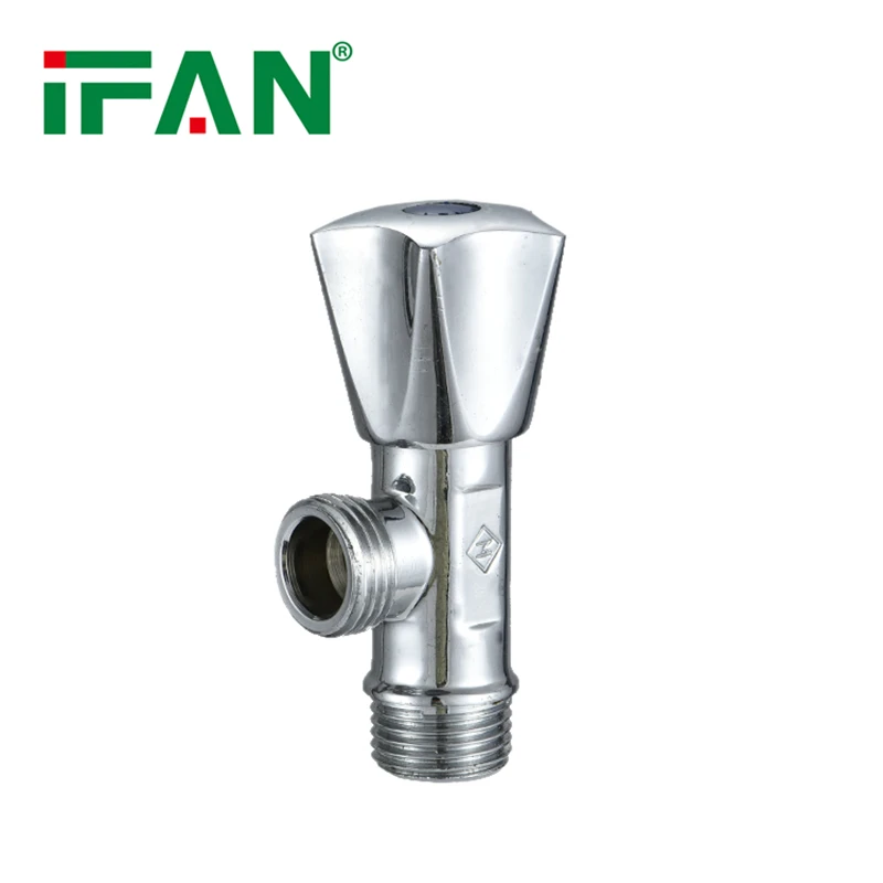 IFAN Factory Supply Full Turn Angle Valve 1/2 Water Ball Valve Two Way Angle Valve