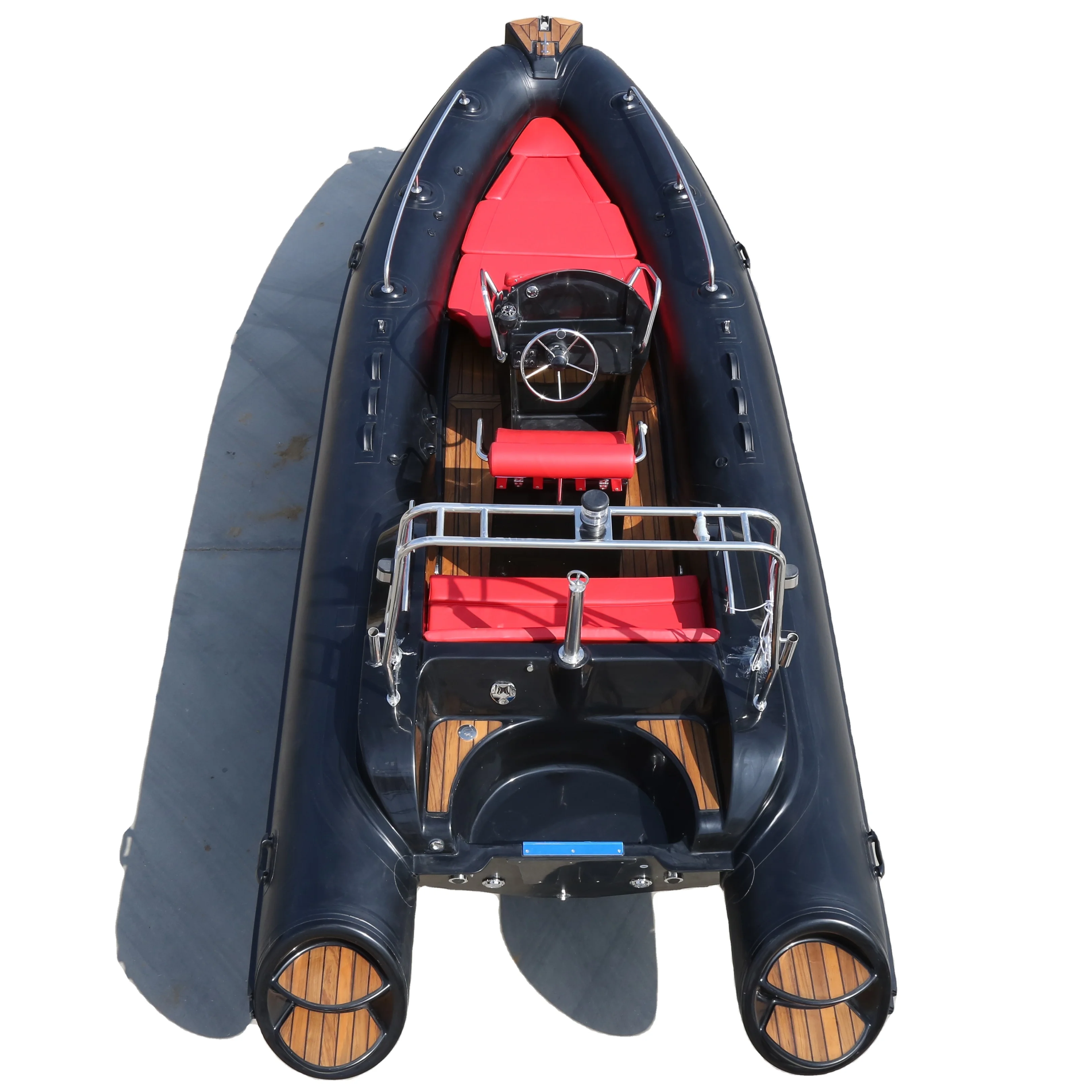 rib-580 ce 11 passengers fiberglass bow stainless steel transom thundercat rib boat inflatable jet boat for sale