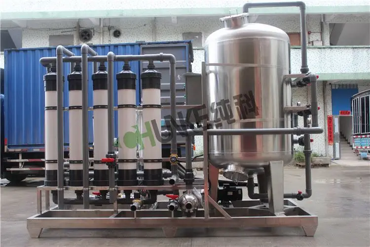 Salt water to drinking water machine 10000 per hour ultrafiltration proteins industry large water softener
