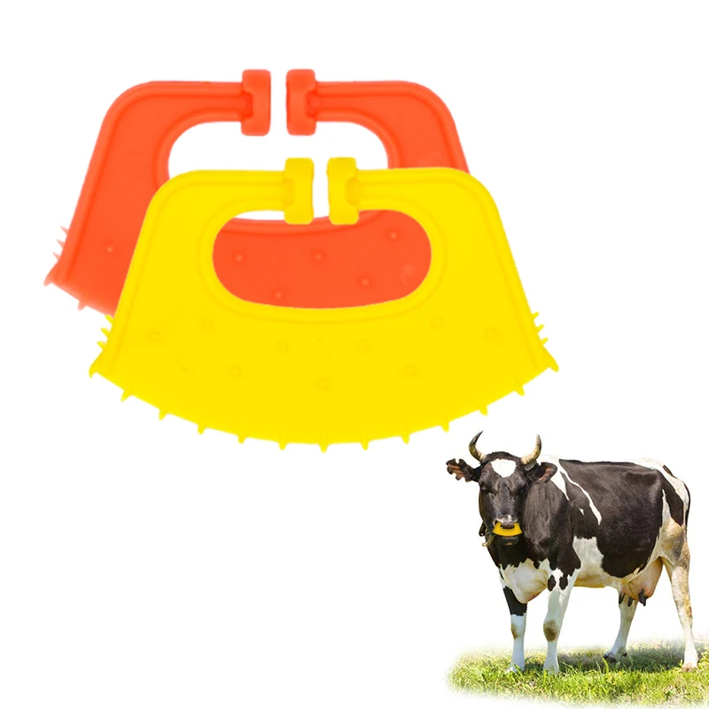 Plastic Calf Cow Cattle Weaner Anti Sucking Milking Stop Cattle Calf Thorn Clip Bulk Nose Tap Weaner