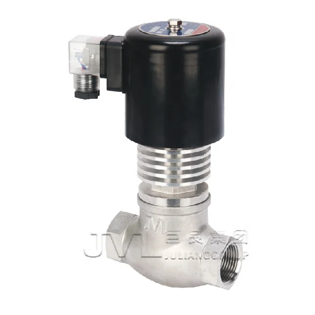 inlet Threaded Flange Steam Thermal oil high temperature solenoid valve