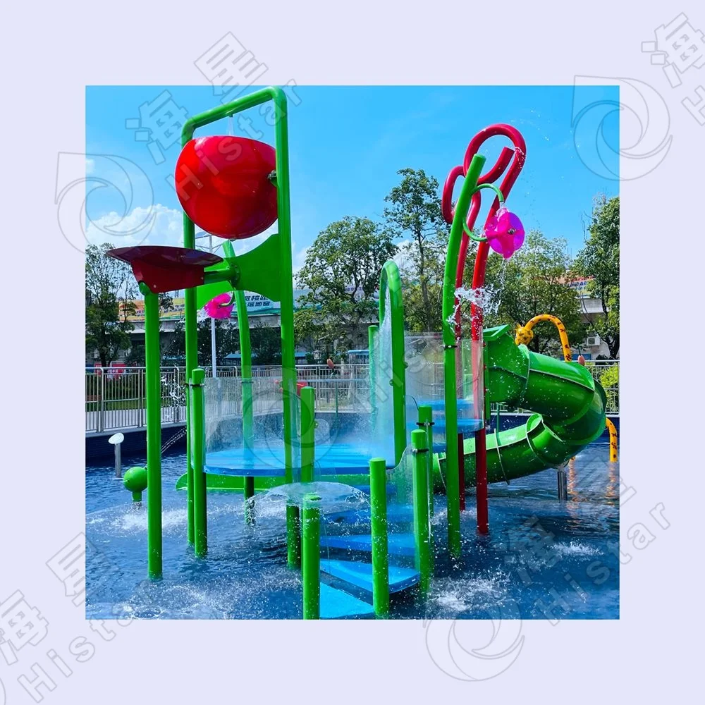 Histar dumping buckets children water park summer game seesaw playing board equipment manufacturer