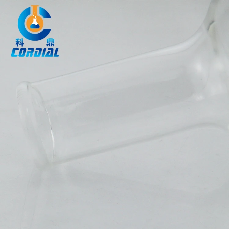 1111 CORDIAL Labs Glass 500ml  Flat Bottom One Neck Boiling Flask