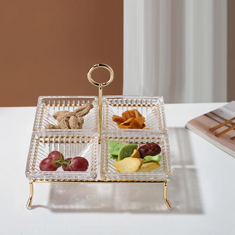 Luxury nordic fruit tray display fruit basket bowl storage food with stand