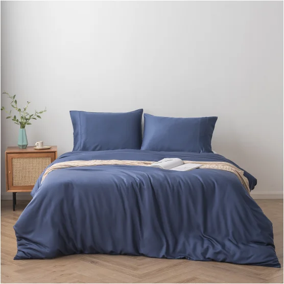 2024 luxury bedding set stain bamboo sheet set fitted sheet duvet cover set home textile