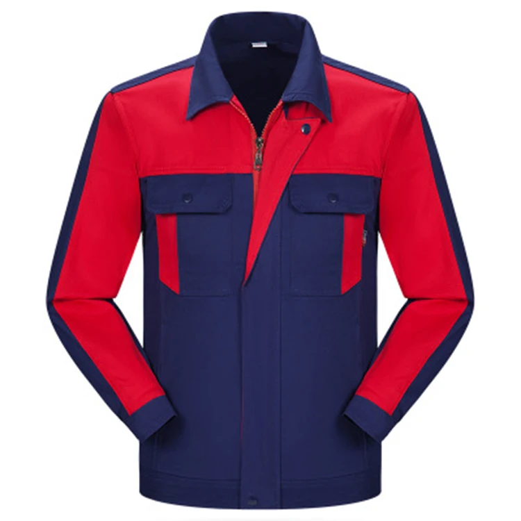 Multiple functional durable working uniform industry workwear outdoor short jacket working garments mining uniform with logo