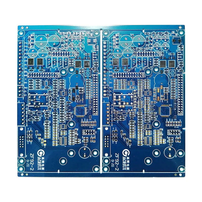 Шэньчжэнь pcb дизайн pcb led driverless двойной слой FR4 промышленная мощность Синий soldermask печатная плата