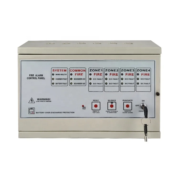 1/2/4 Zones Fire Alarm Control Panels Conventional Fire Alarm System Fire Detection and Alarm System