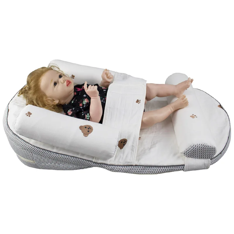 Wholesale comfortable breathable removable design Ramp pillow for new bed in bed pillow