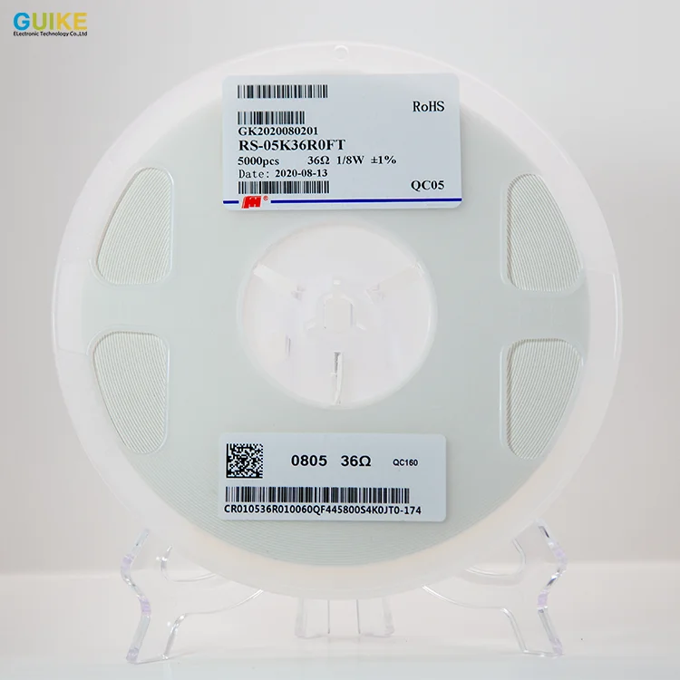 0805(2012) 1% 36R0 36R5 37R4 38R3 39R0 40R2-97R6 inductive power towercrane smd fuse wirewound cement images for resistor