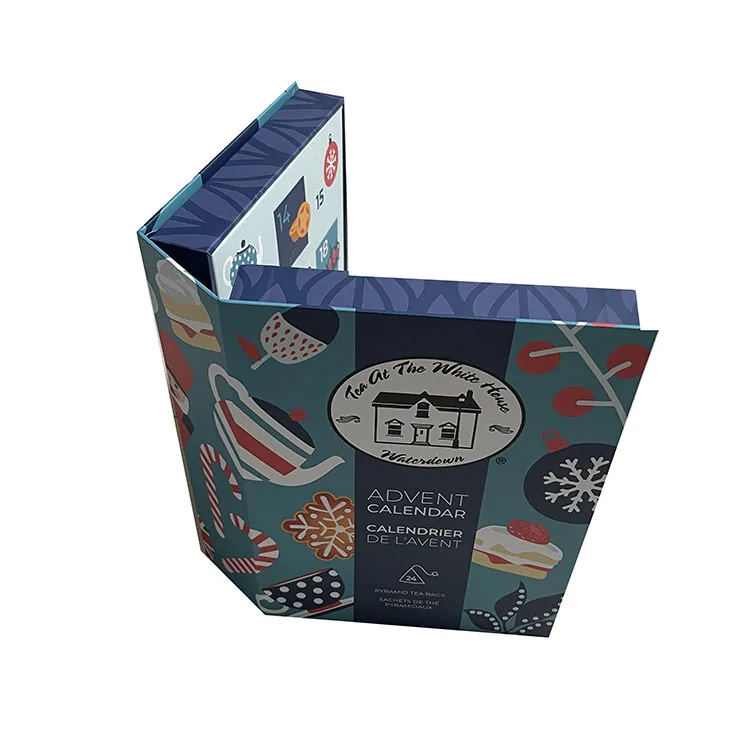 2024  personalized christmas tea candy packing advent calendar