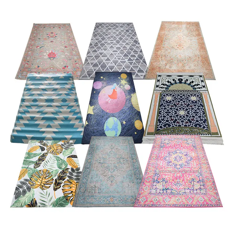Custom Rugs 3d Printed Carpet Living Room Alfombras Para Sala Color Negro Moroccan Carpet Kids Room Rug Alfombra Sala Adult