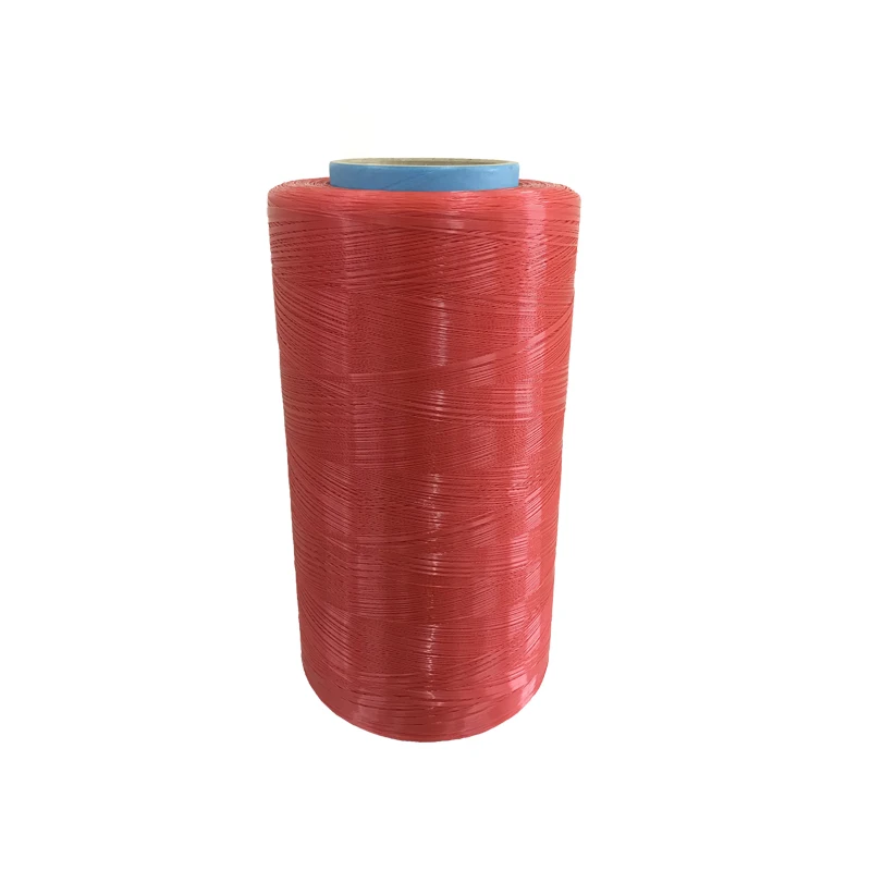 Yellow Low Elongation PE/Polyethylene HDPE Monofilament Yarn