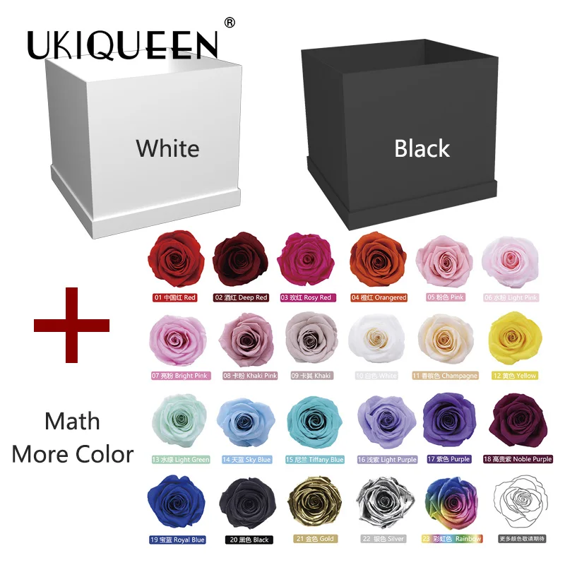 Culinan Wholesale Elegant immortal Flower Infinity Eternal Forever Stabilized Preserved Roses in luxury Gift Box