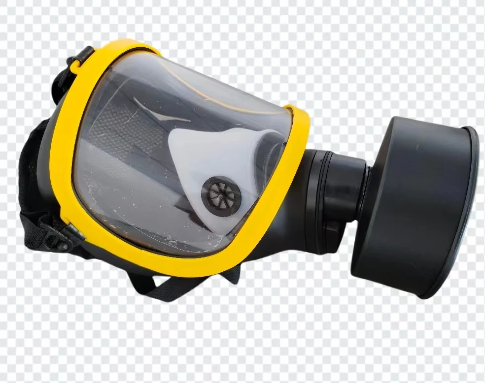 PPE Fireman Chemical Mask Gas Face Shield