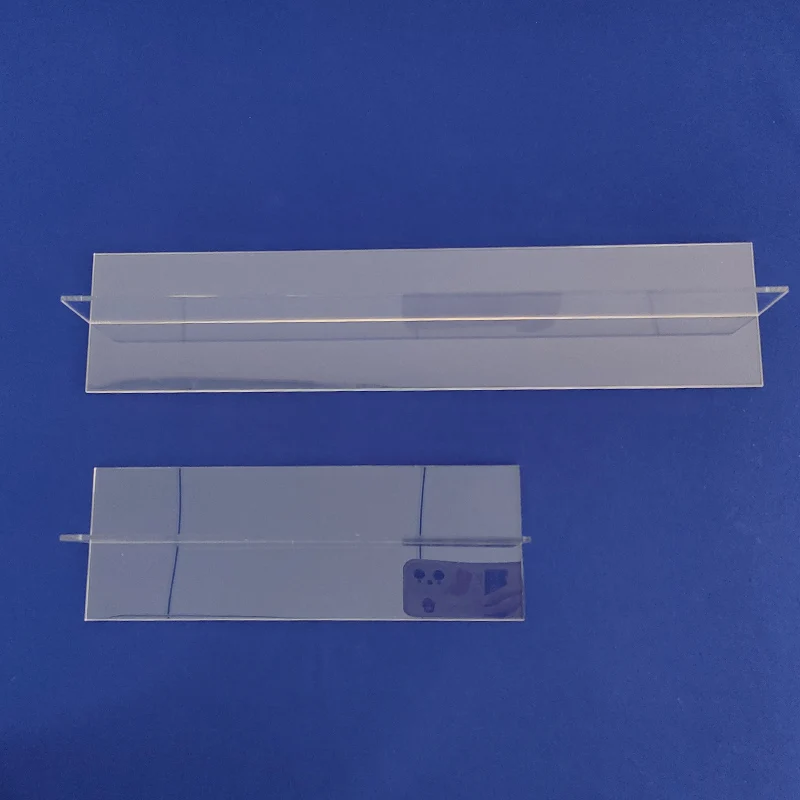 Upright T Shape Clear Acrylic Divider Plastics T Shape Clear Acrylic Shelf Divider Perspex Drawer Divider with Open End