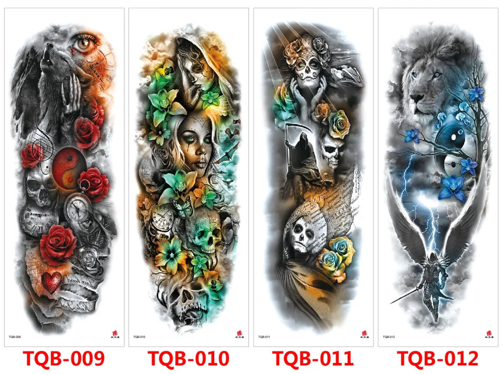 Personality Waterproof Self Adhesive Skin Body Gold Tattoo Sticker Diy Tattoo Temporary