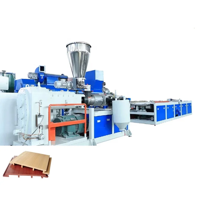Hot Sell Pvc Marble Baseboard Profile Extrusion Machine Line