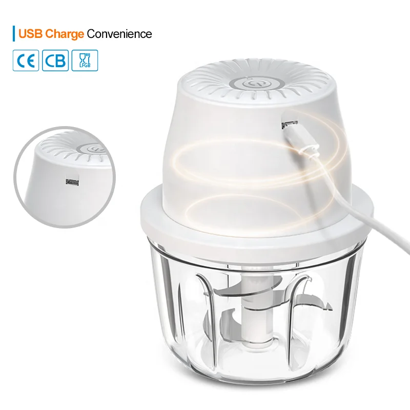 garlic press chopper automatic fruit chopper machine yam pounder food processor wireless electric mini garlic chopper