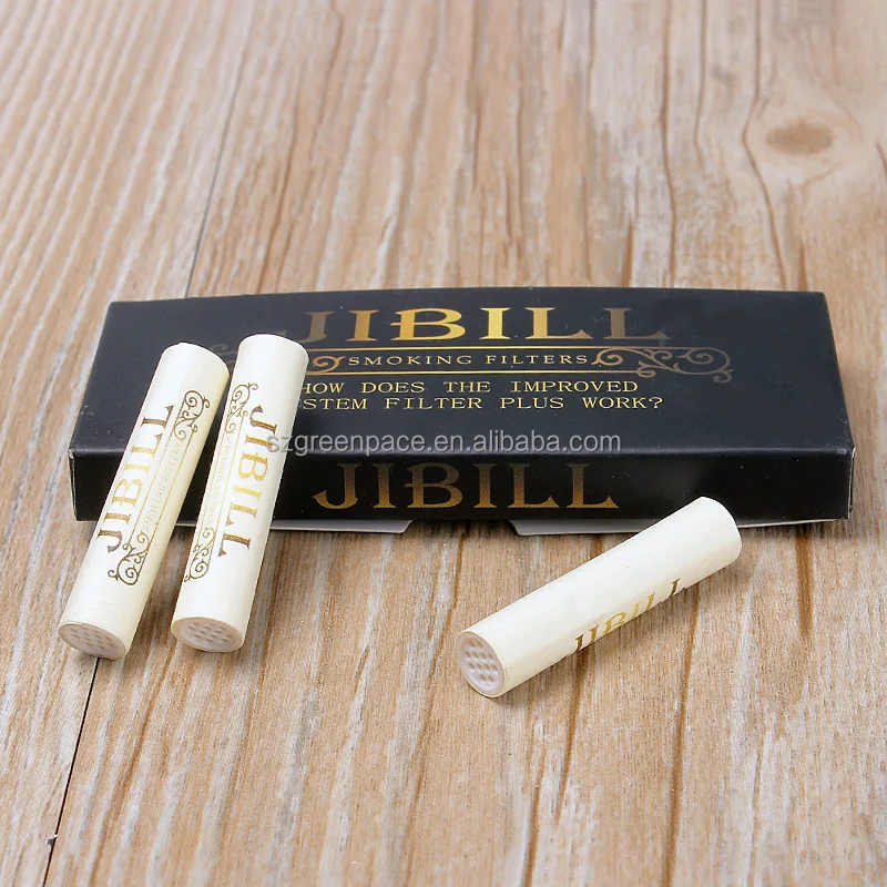 High quality activated carbon filter smoking accessories 8mm Ceramic cigarette filter tips 10pcs per pack