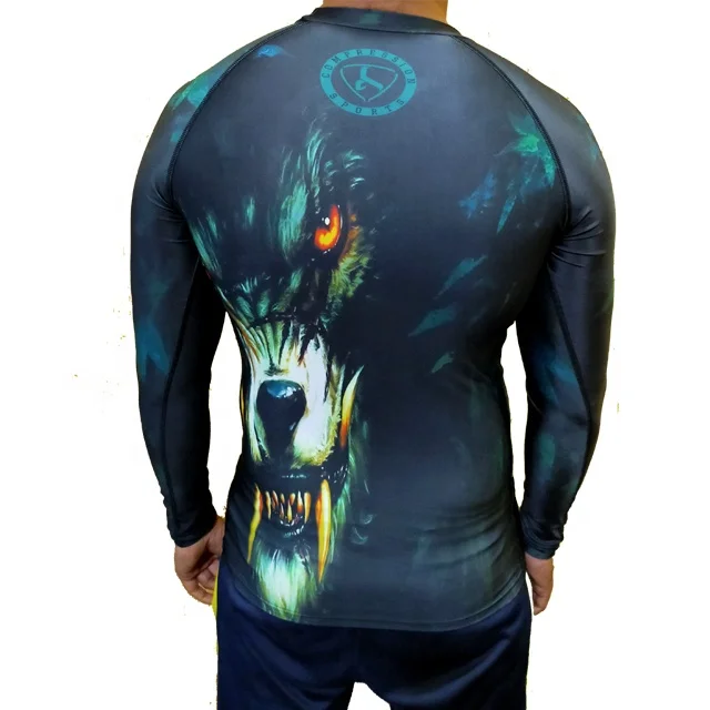 Мужская тренировочная одежда MMA Gear BJJ MMA с длинным рукавом