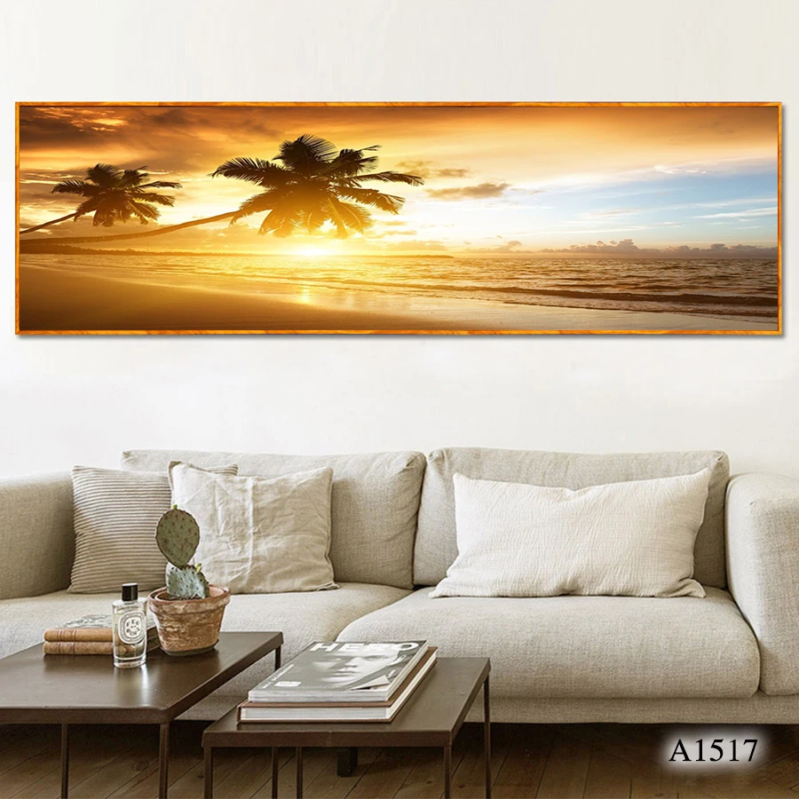 Acrylic Sheet With UV Sea Sun Rise Stained Glass for Acrylic Panel Pattern Printing Custom Display Wall Mount Art Print