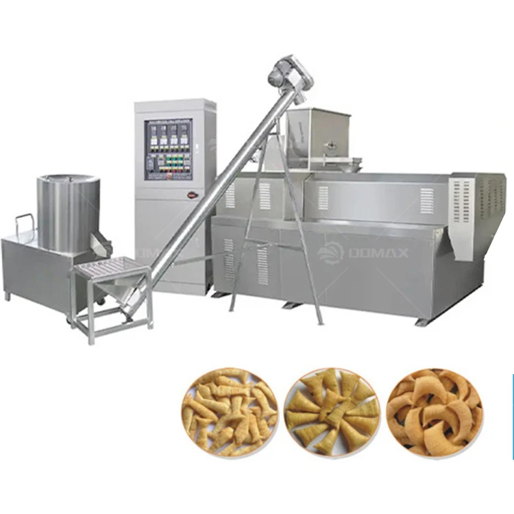 High Efficiency Puffed Snack Production Line Corn Filled Making Machine Cheese Cereal Puffed Corn Snacks Production Line