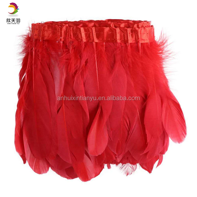 Clothing Accessories Multiple Colors Available Goose Feather Trims Fringe