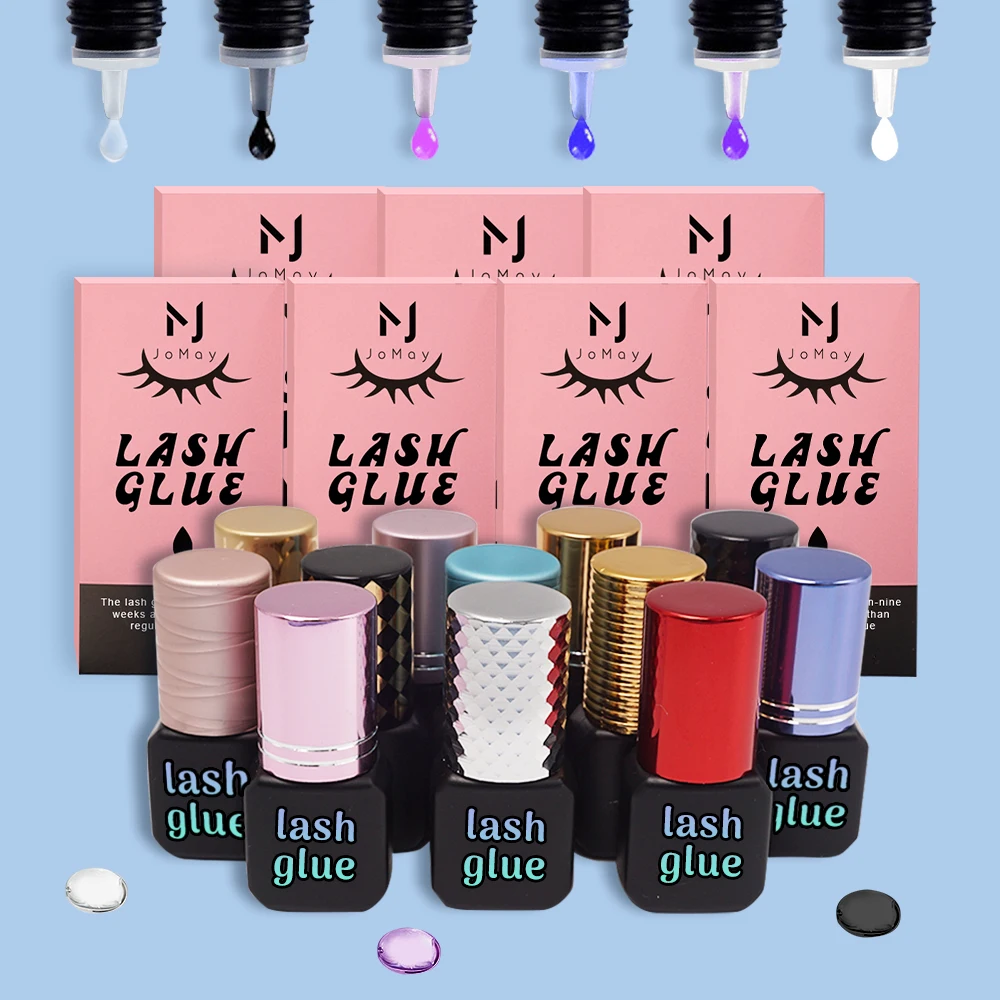 black /pink eyelash glue/ primer / remover/gel cleaner lashes individual lash adhesive extension glue korean with private label