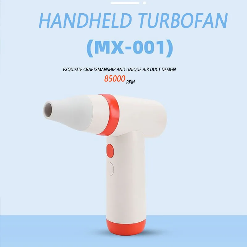 2024 New 120000rpm handheld portable mini violence turbofan for computer cleaning air duster turbo fan jet High speed Hair Dryer