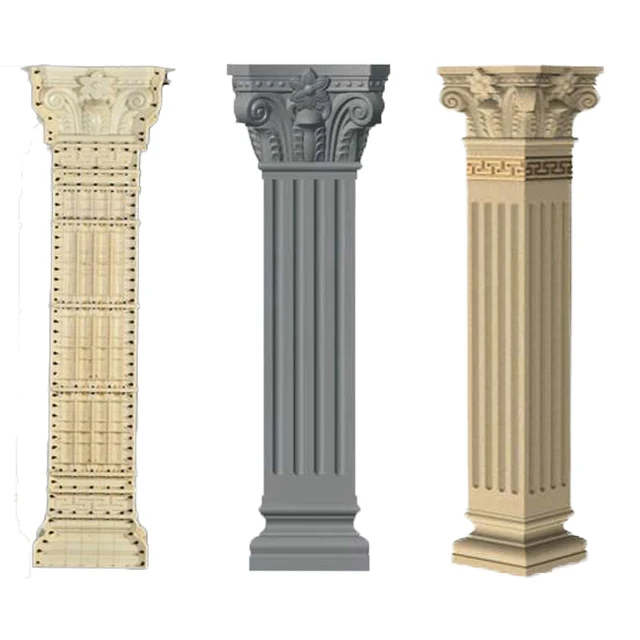 RF High Quality a Variety of Styles Are Worth Buying Reliable Precast Roman Plastic  square Pillar Columns  Molds