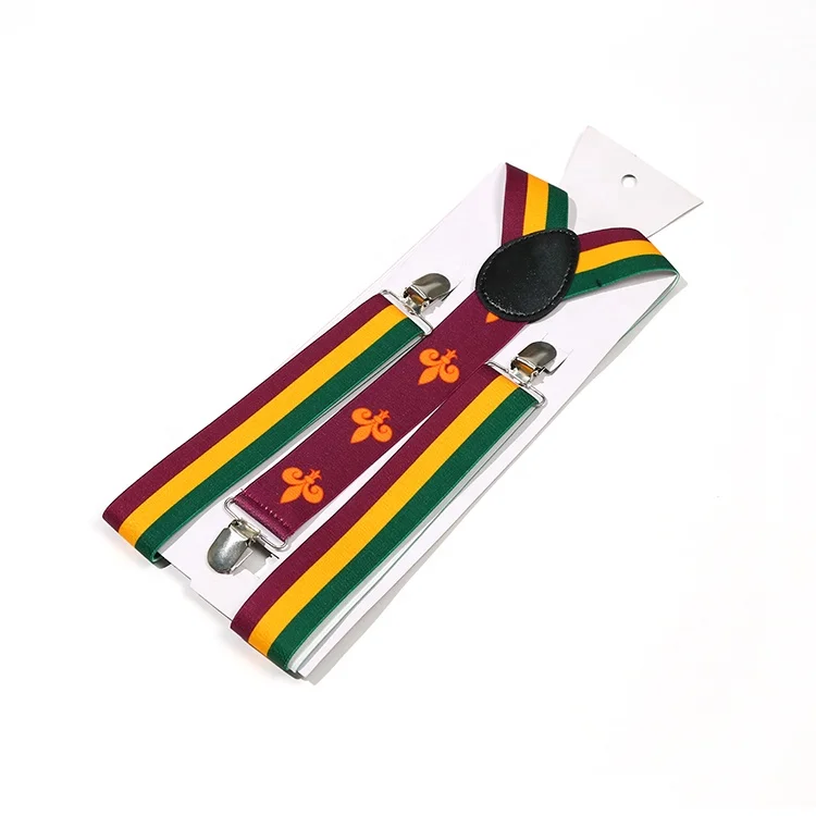 
stock Chinese suspender factory hot Sale Fashion High-End Fashion Suspenders For Men, 3 Clips Suspender Y Shaped Braces Gallus 