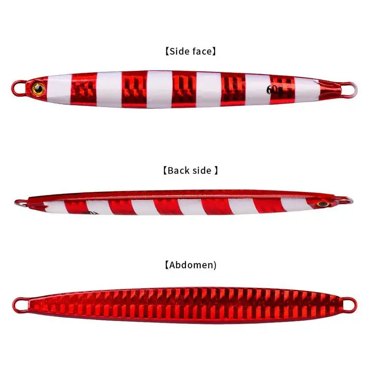 Most Popular Fishing Lures Long-range Iron Plate Lead  Luminous hardbody fishing lures