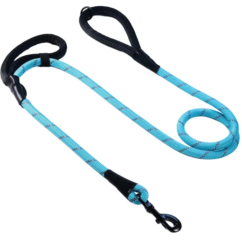 Strong Nylon Braided Rope Leash by Manufacturer Personalized Dog Walking and Outdoor Training Lead with Waxed Thread