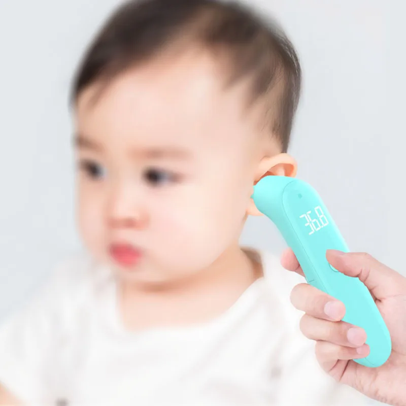 
Automatic Infrared Baby Ear Thermometer No-contact Digital Body Temperature Measuring Sensor Fever Scanning LCD Thermometer 